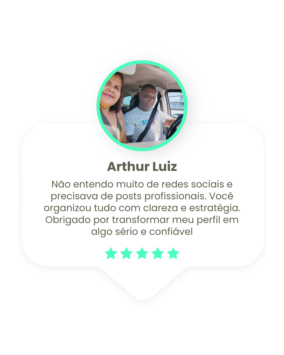 depoimentos do trabalho que foi feito para posts e artes digitais em geral para as redes sociais